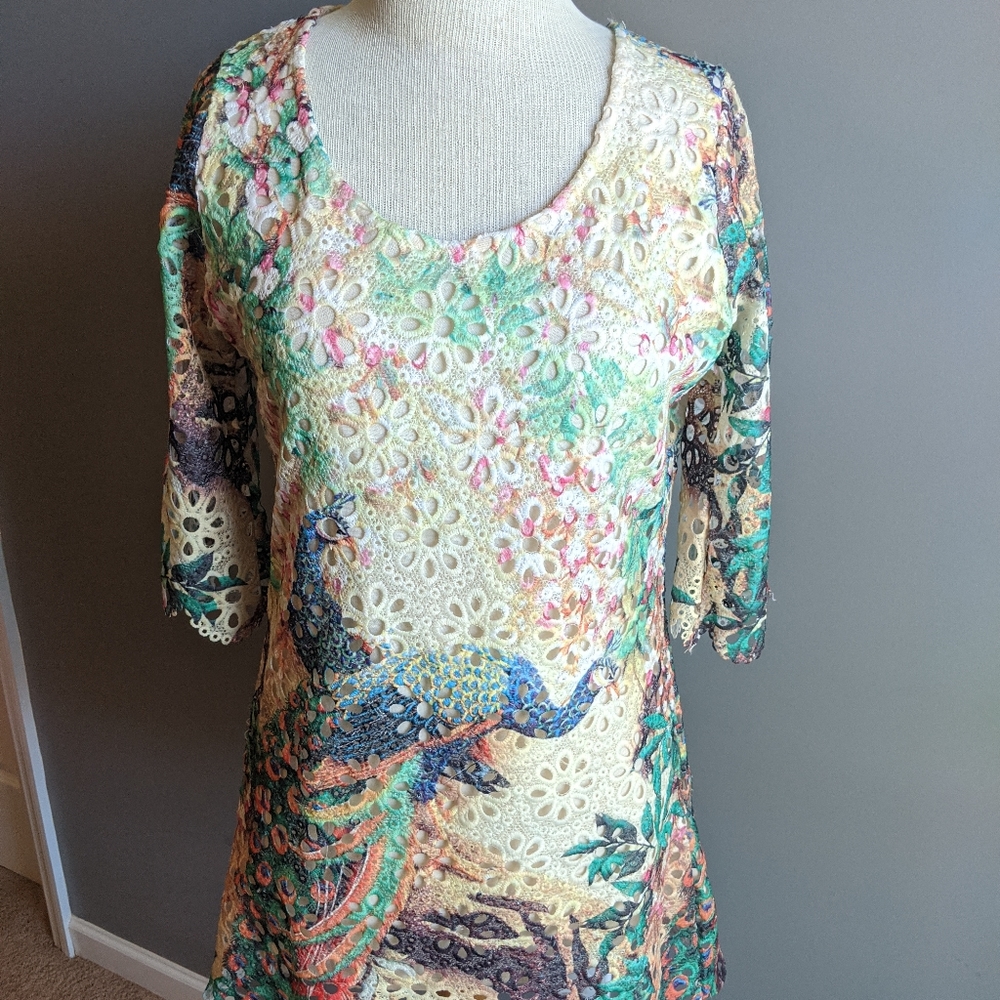 Atmosphere eyelet tunic
